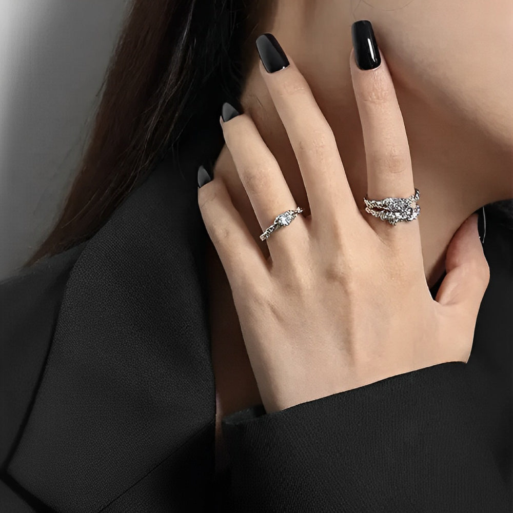 Anello Pietra Libera argento 925
