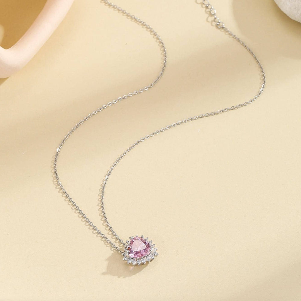 Collana cuore brillante