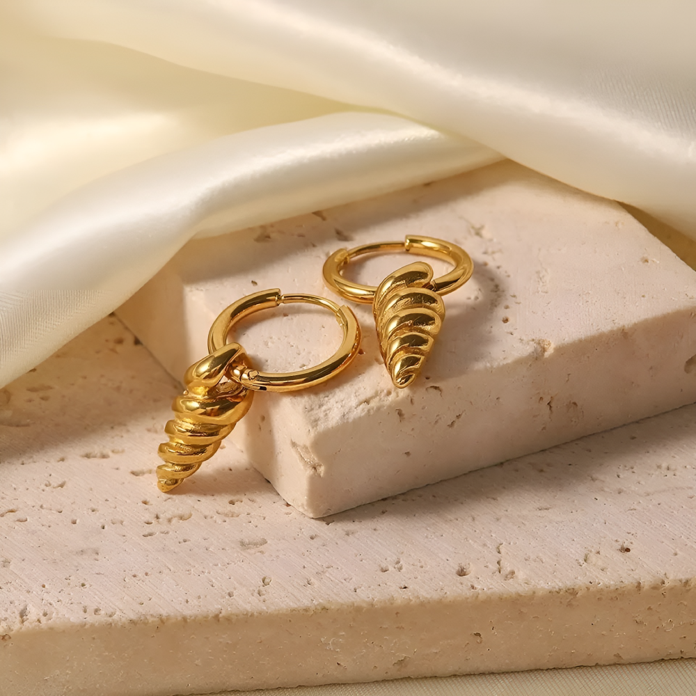 Orecchini Nautilus Pendente