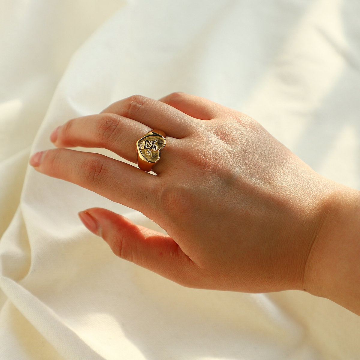 Set Angelo, anello e collana