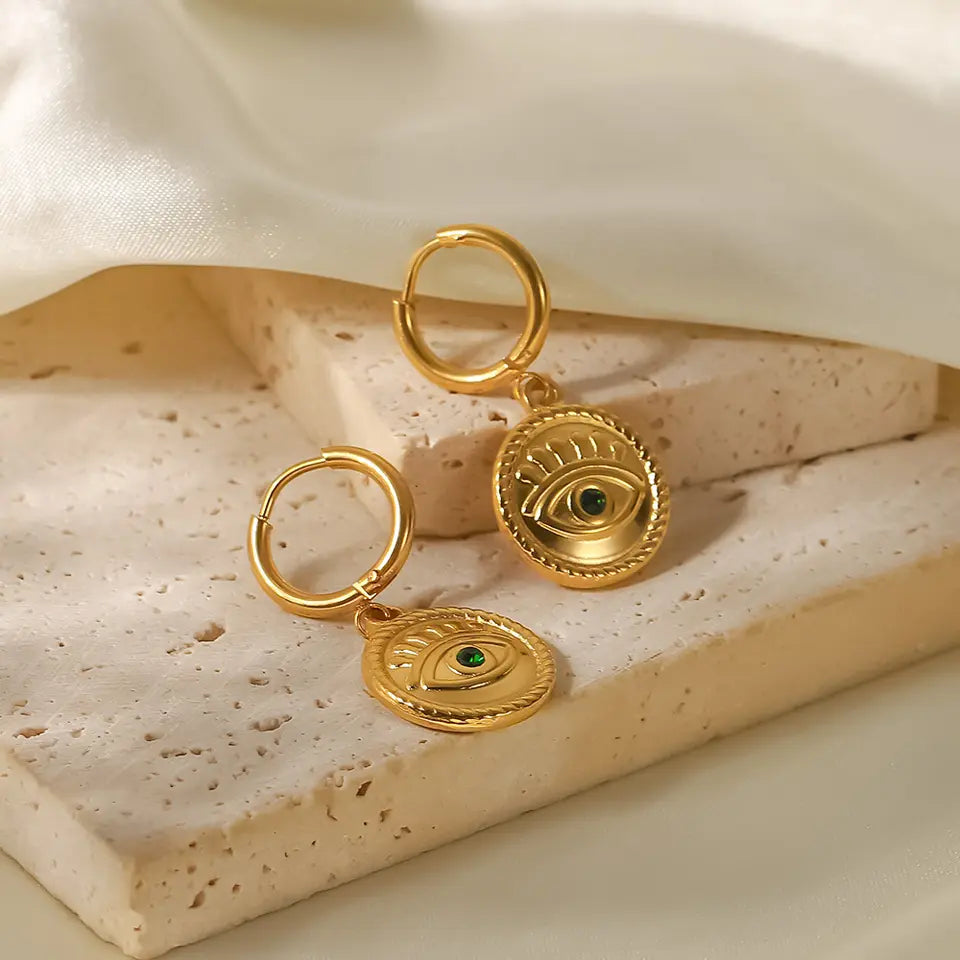 Greek Eye Earrings