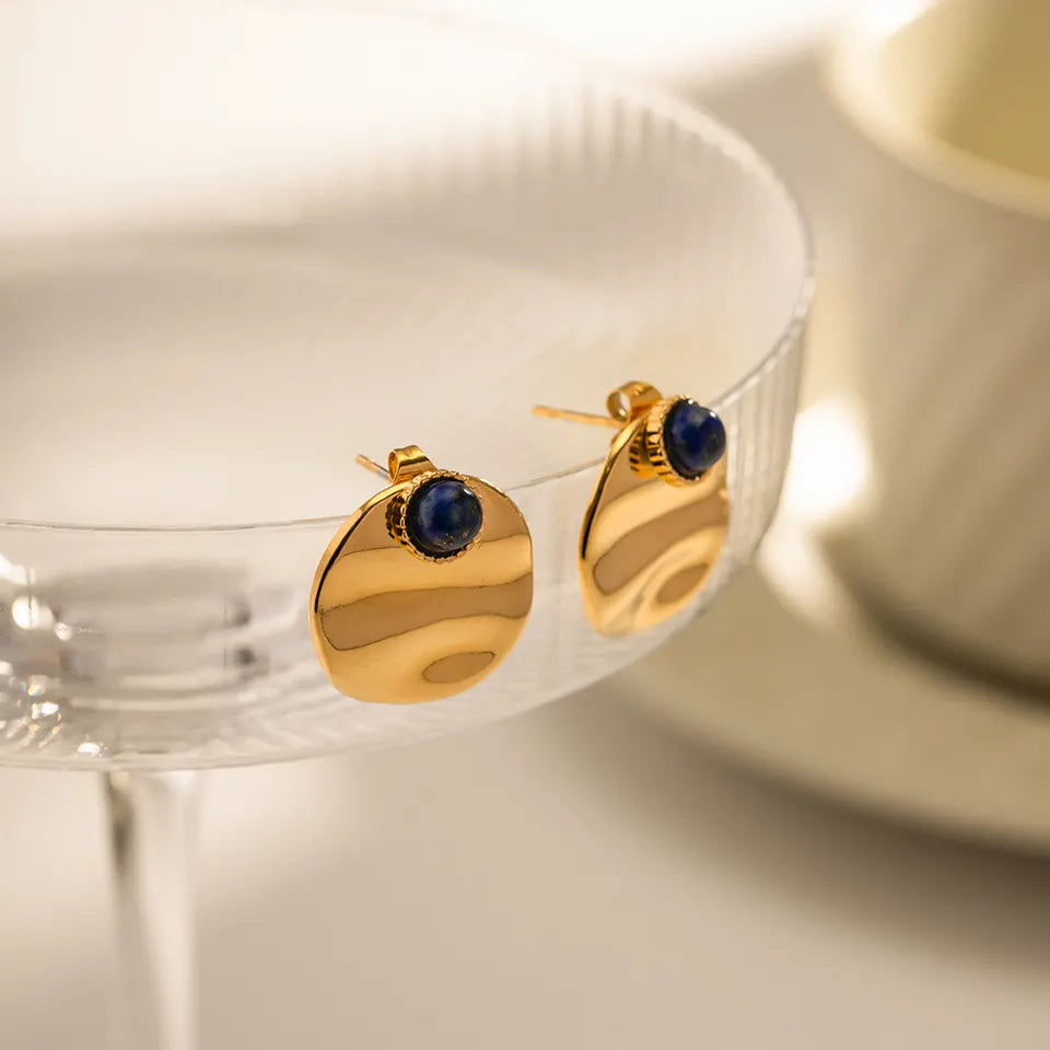 Orecchini Sfera Blu