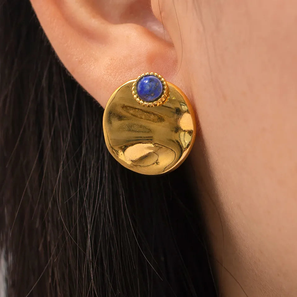 Orecchini Sfera Blu