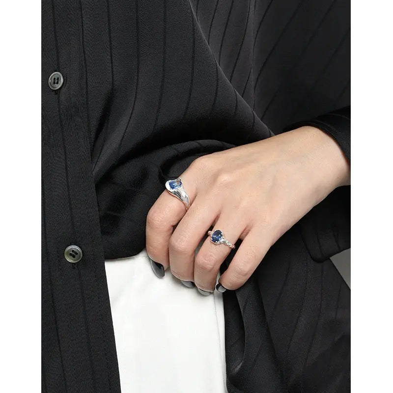 Anello Eterno Mare argento 925