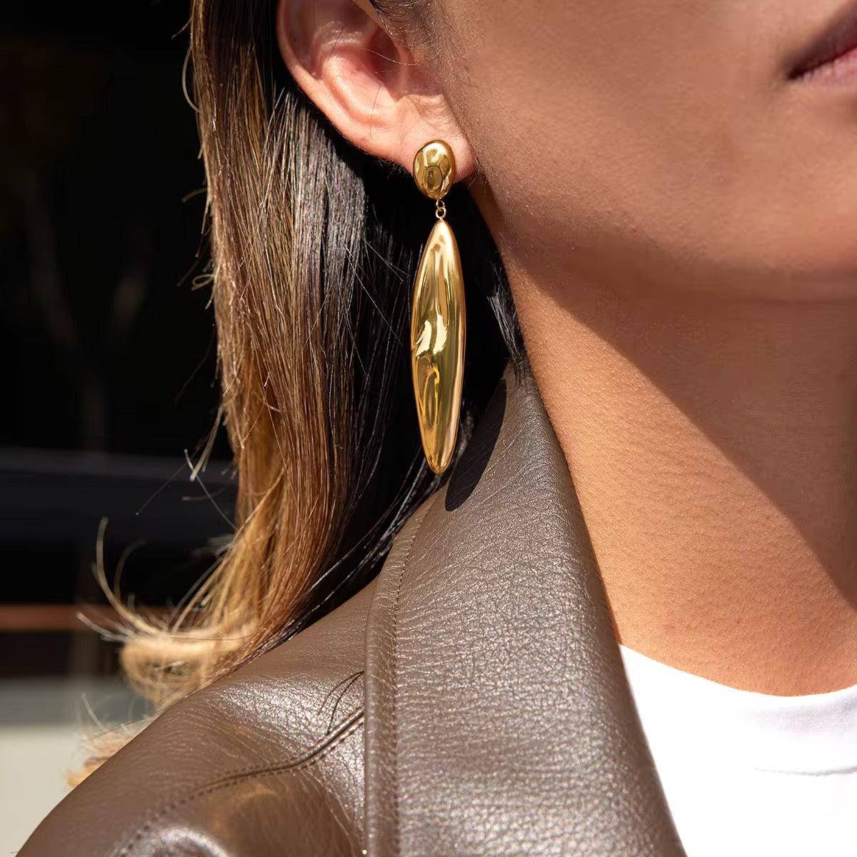 Golden Flow Earrings