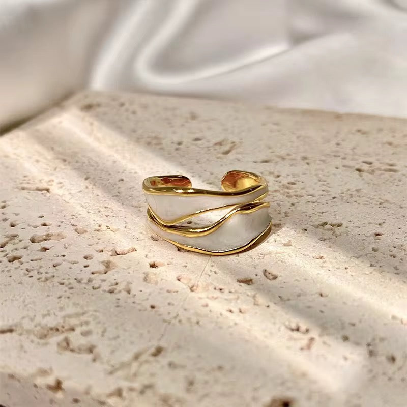 Anello Aurora Bianca