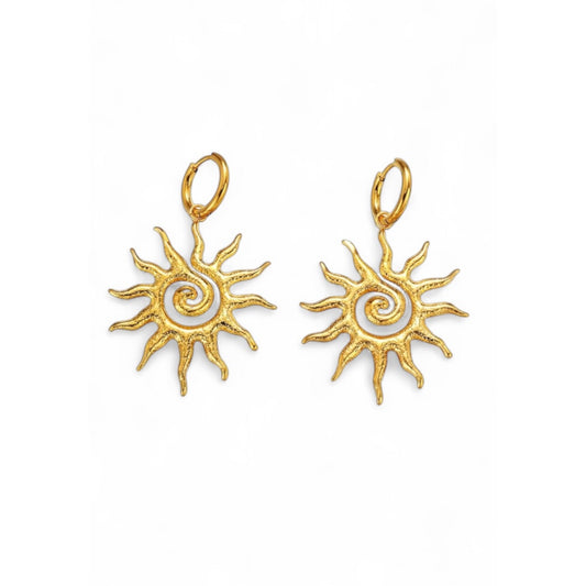 Antique buttonhole earrings
