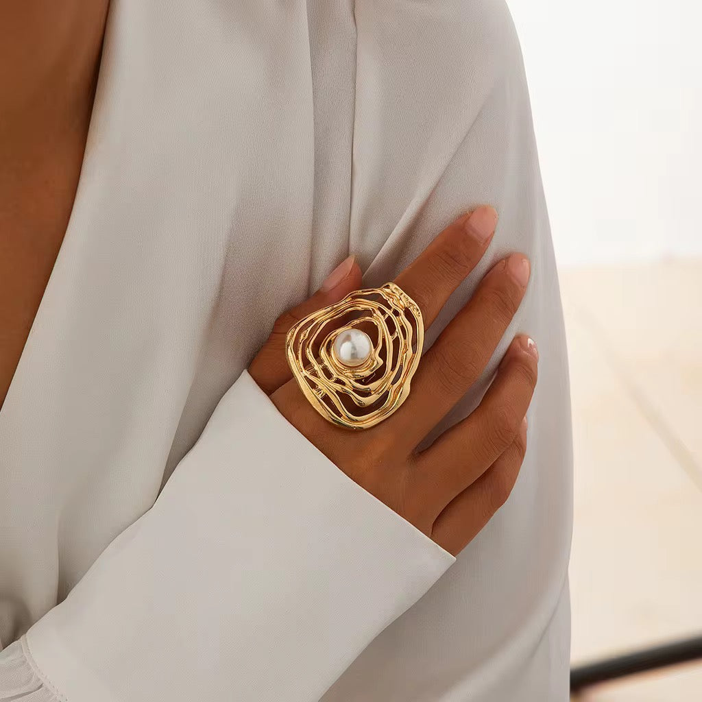 Anello Nido di Perla