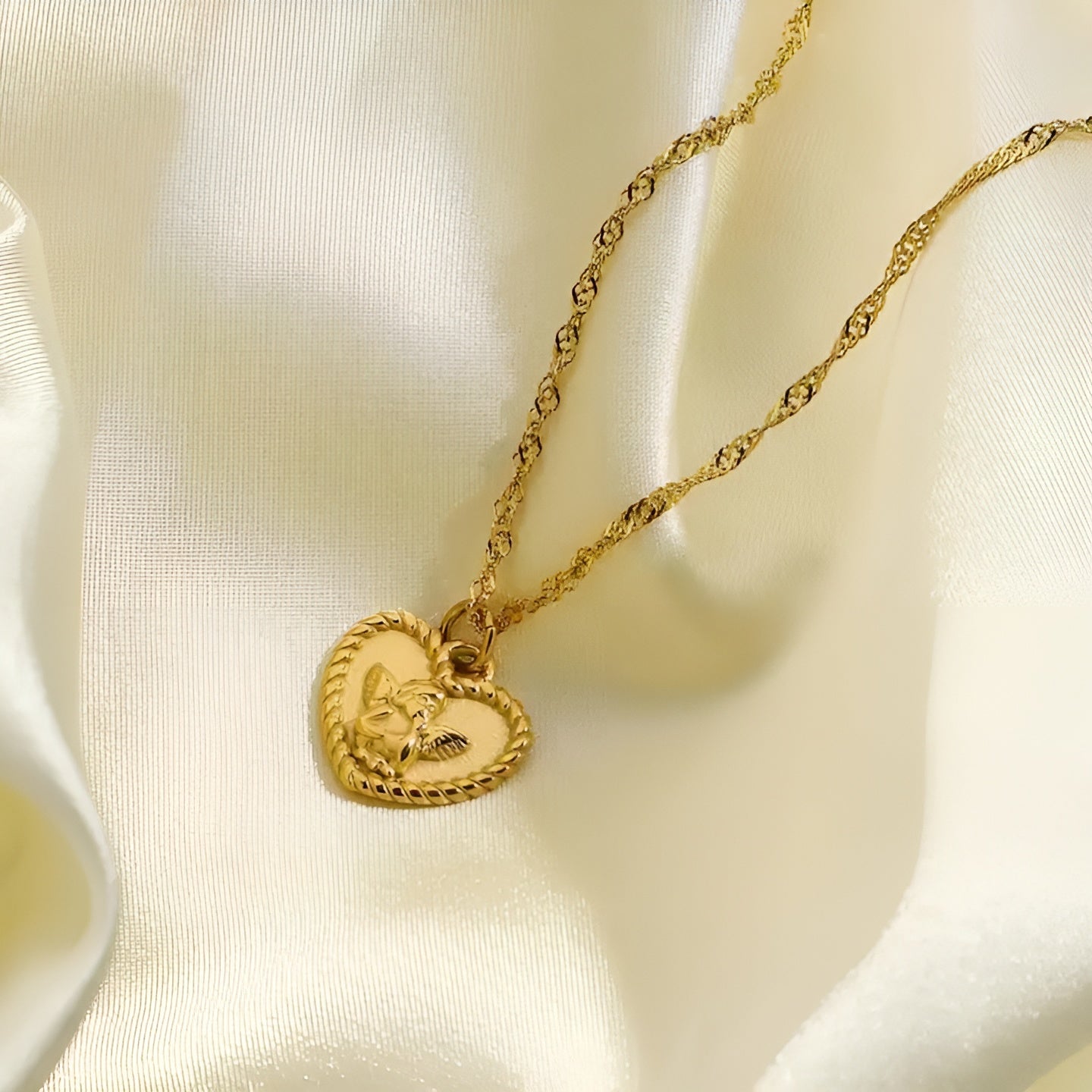 Set Angelo, anello e collana