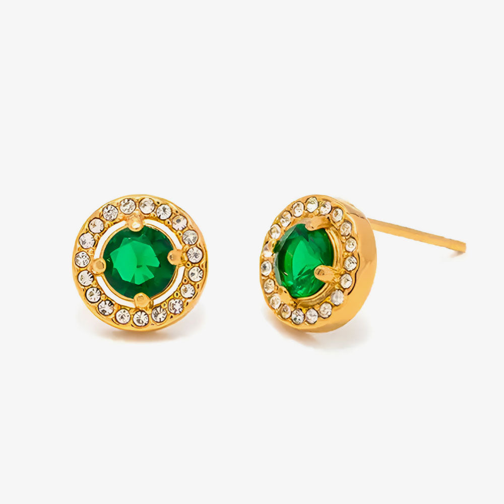 Orecchini Lux Perla Verde