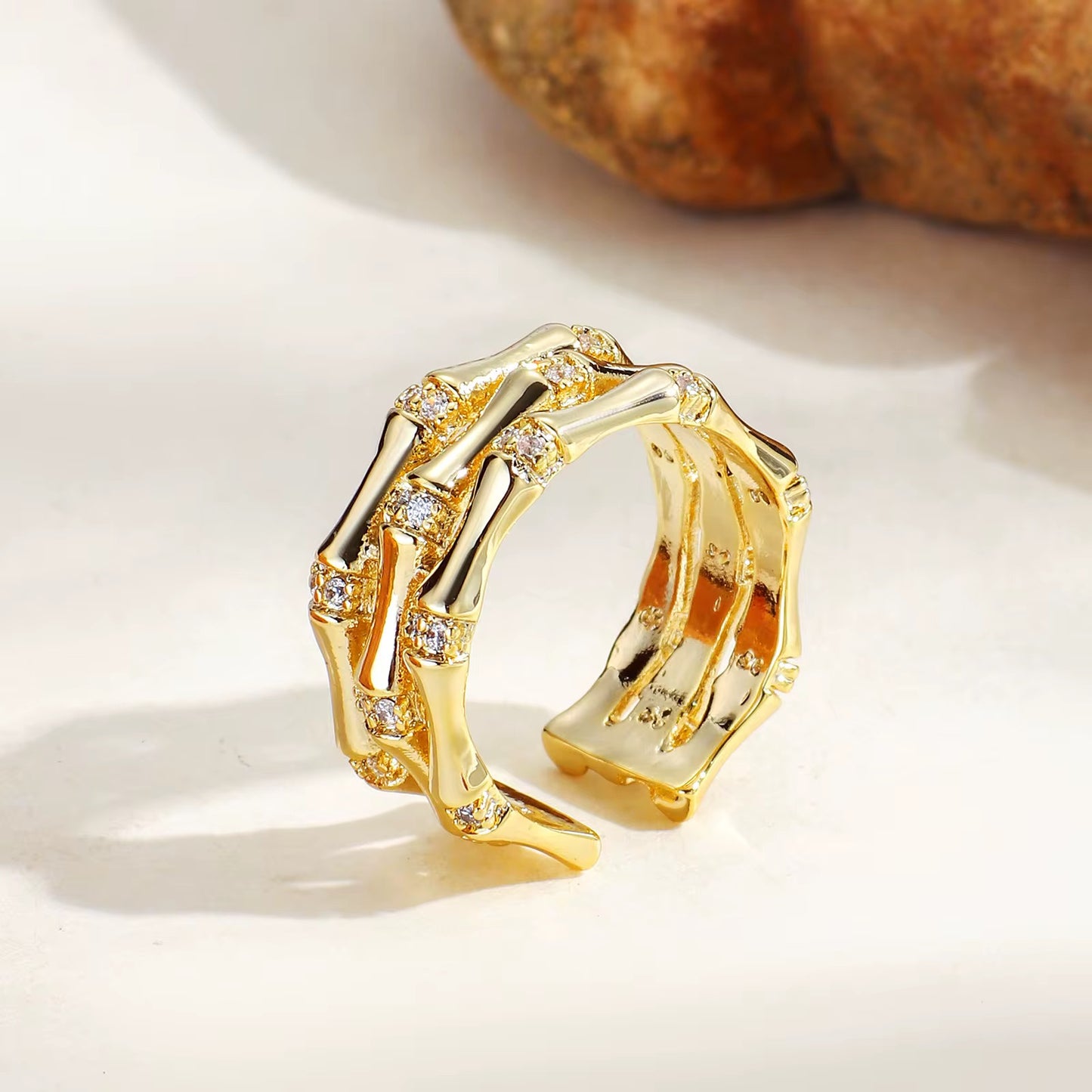 Anello Trinity Bamboo Shine