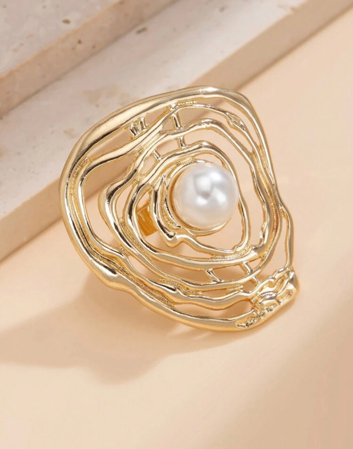 Anello Nido di Perla