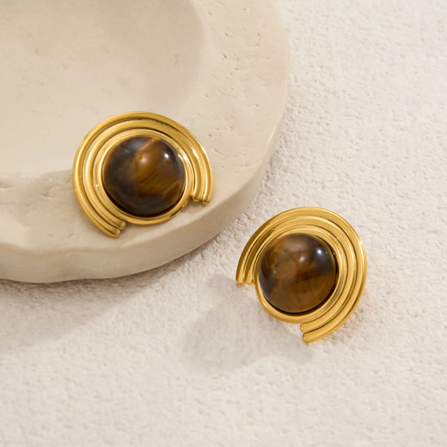 Brown Oasis Earrings