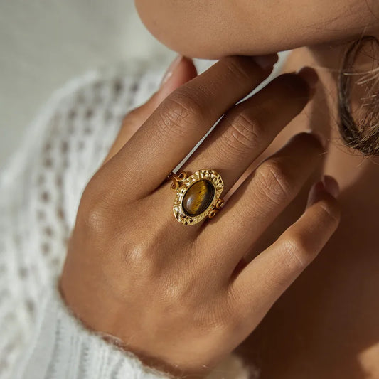 Brown Oasis Ring