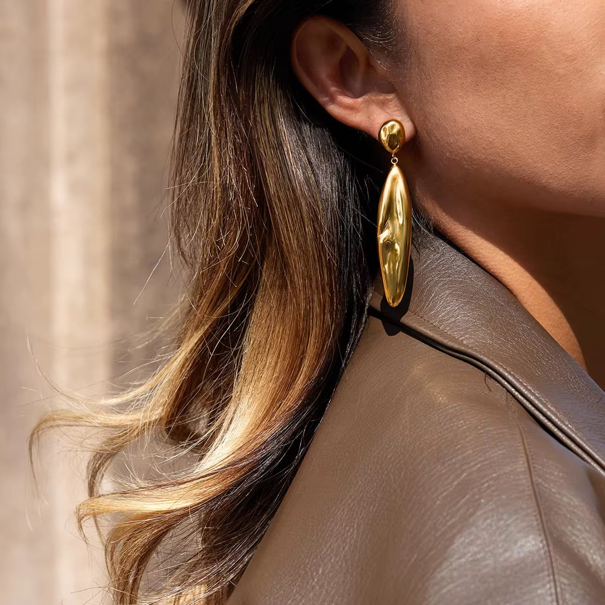 Golden Flow Earrings