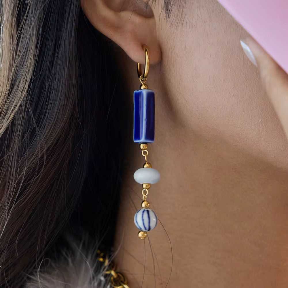 Blue Blossom Earring
