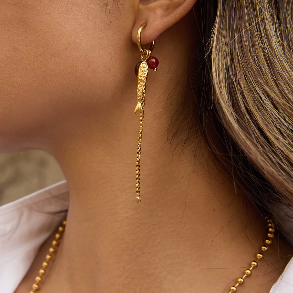 Greek Eye Earrings