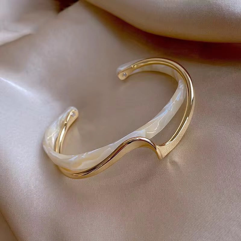 Bracciale Onda Dorata