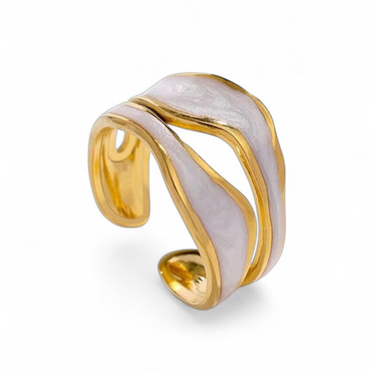 Anello Aurora Bianca