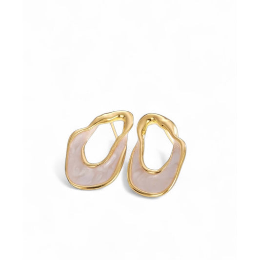 White Oasis Earrings