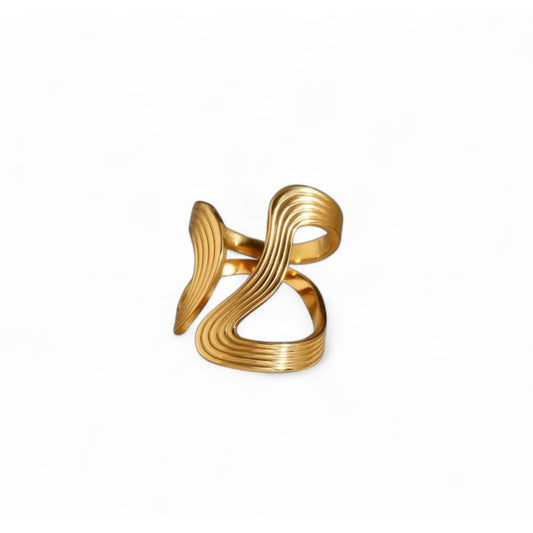 Anello Flusso Dorato